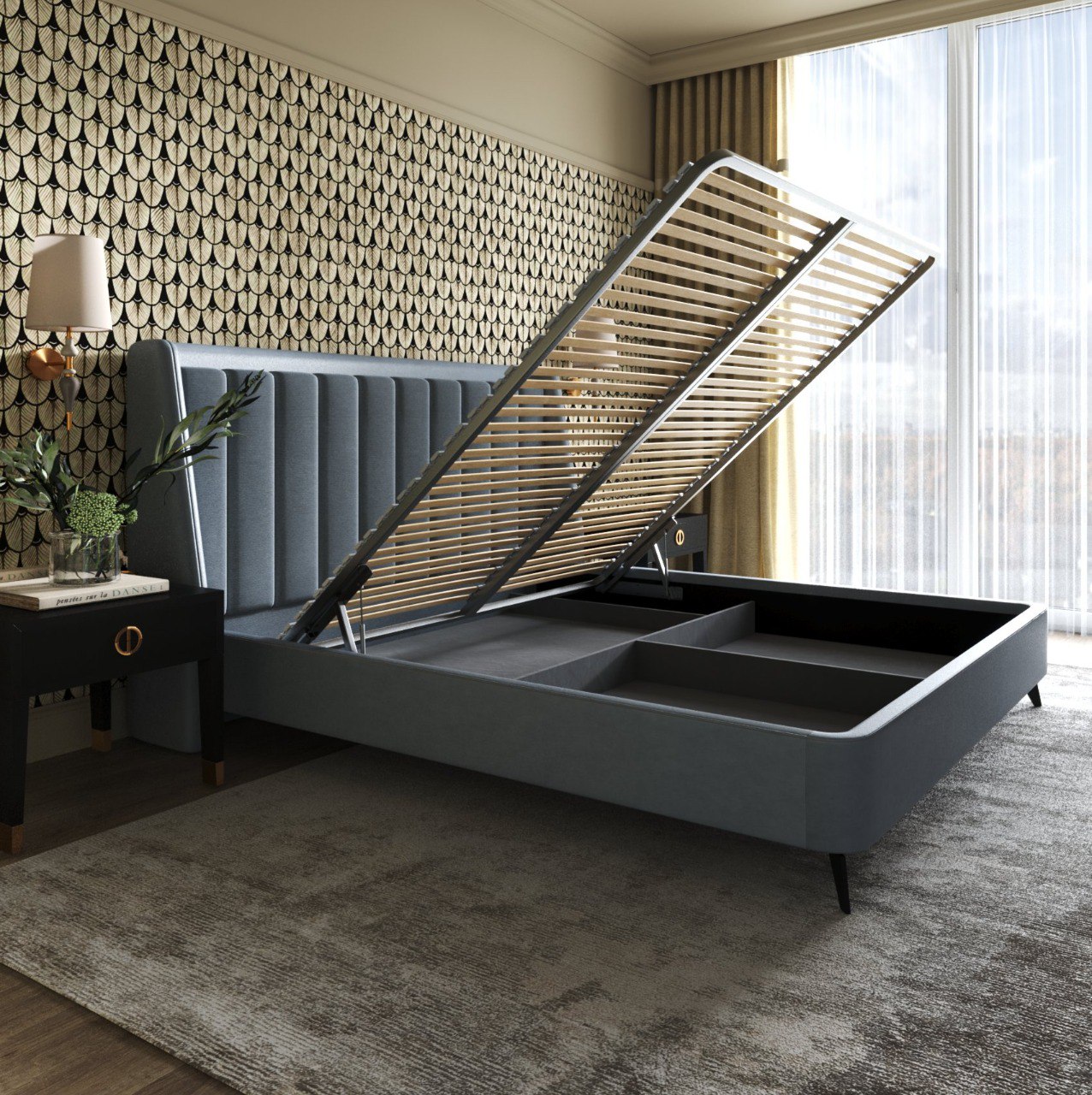 Особенности кроватей с подъемным механизмом, или Скрытая польза